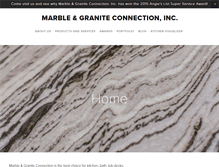 Tablet Screenshot of marblegraniteconnection.com